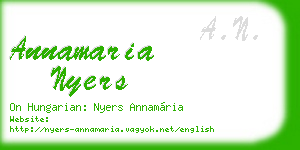 annamaria nyers business card